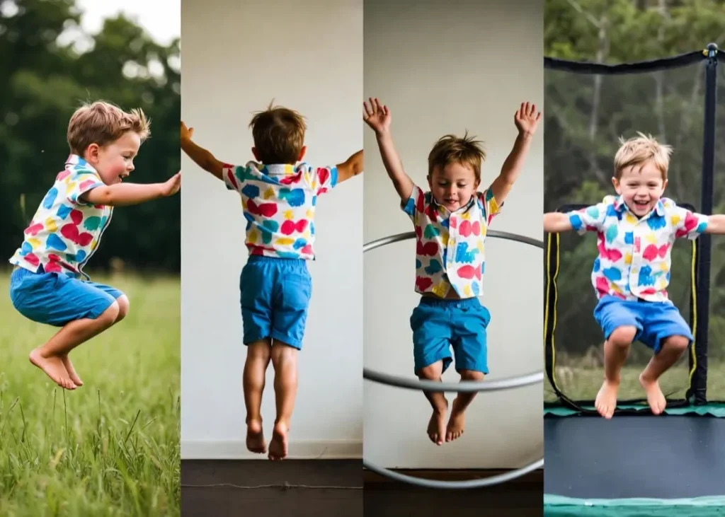 Active Preschool Gross Motor Activities for Energy Burn 2 Jumping Games - gross motor activities